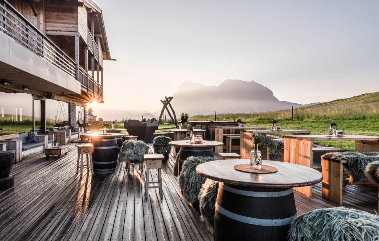 Hotel Goldknopf Alpe Di Siusi Exteriér fotografie