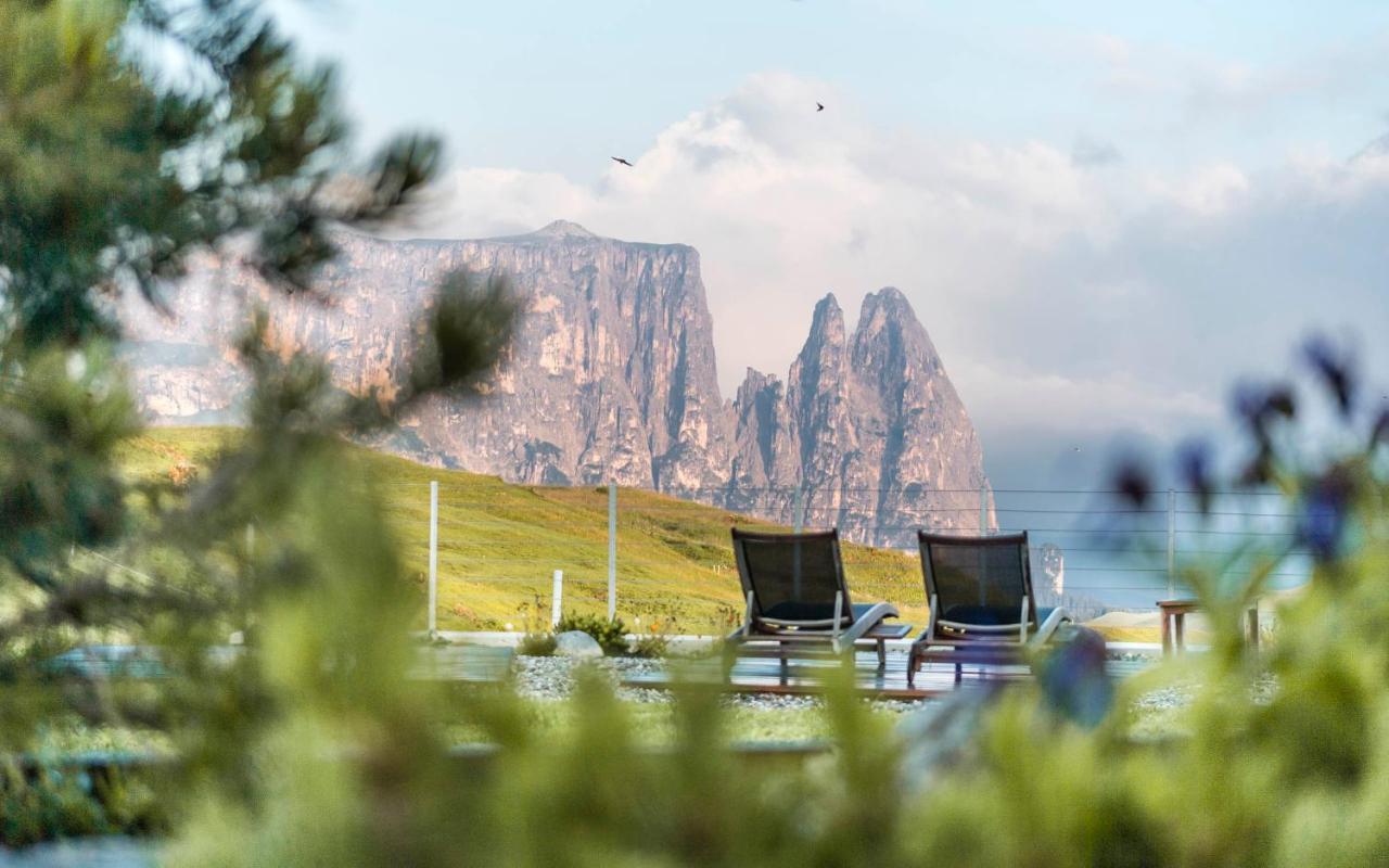 Hotel Goldknopf Alpe Di Siusi Exteriér fotografie