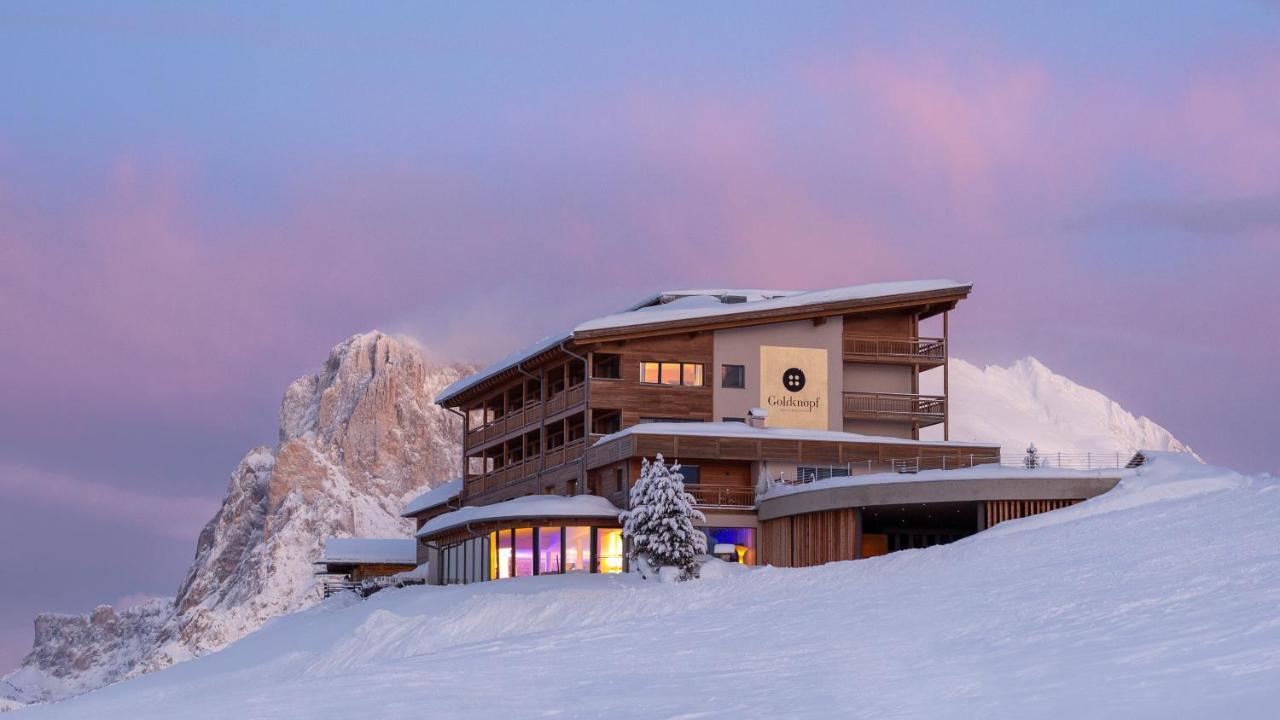 Hotel Goldknopf Alpe Di Siusi Exteriér fotografie