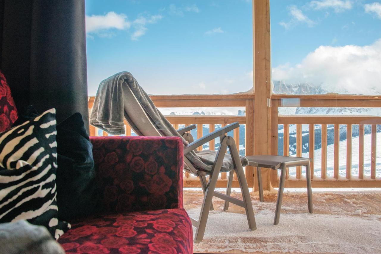 Hotel Goldknopf Alpe Di Siusi Exteriér fotografie