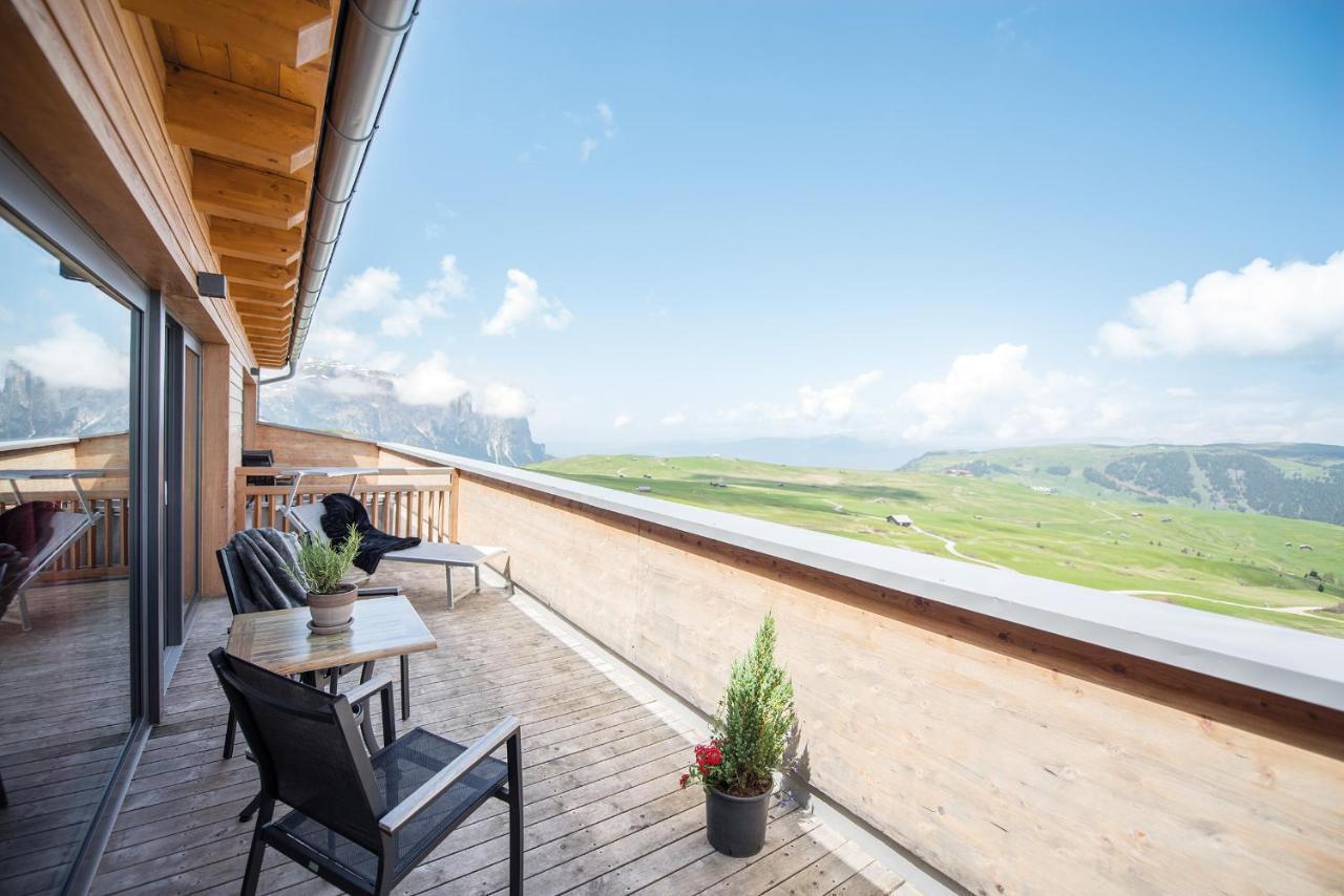 Hotel Goldknopf Alpe Di Siusi Exteriér fotografie