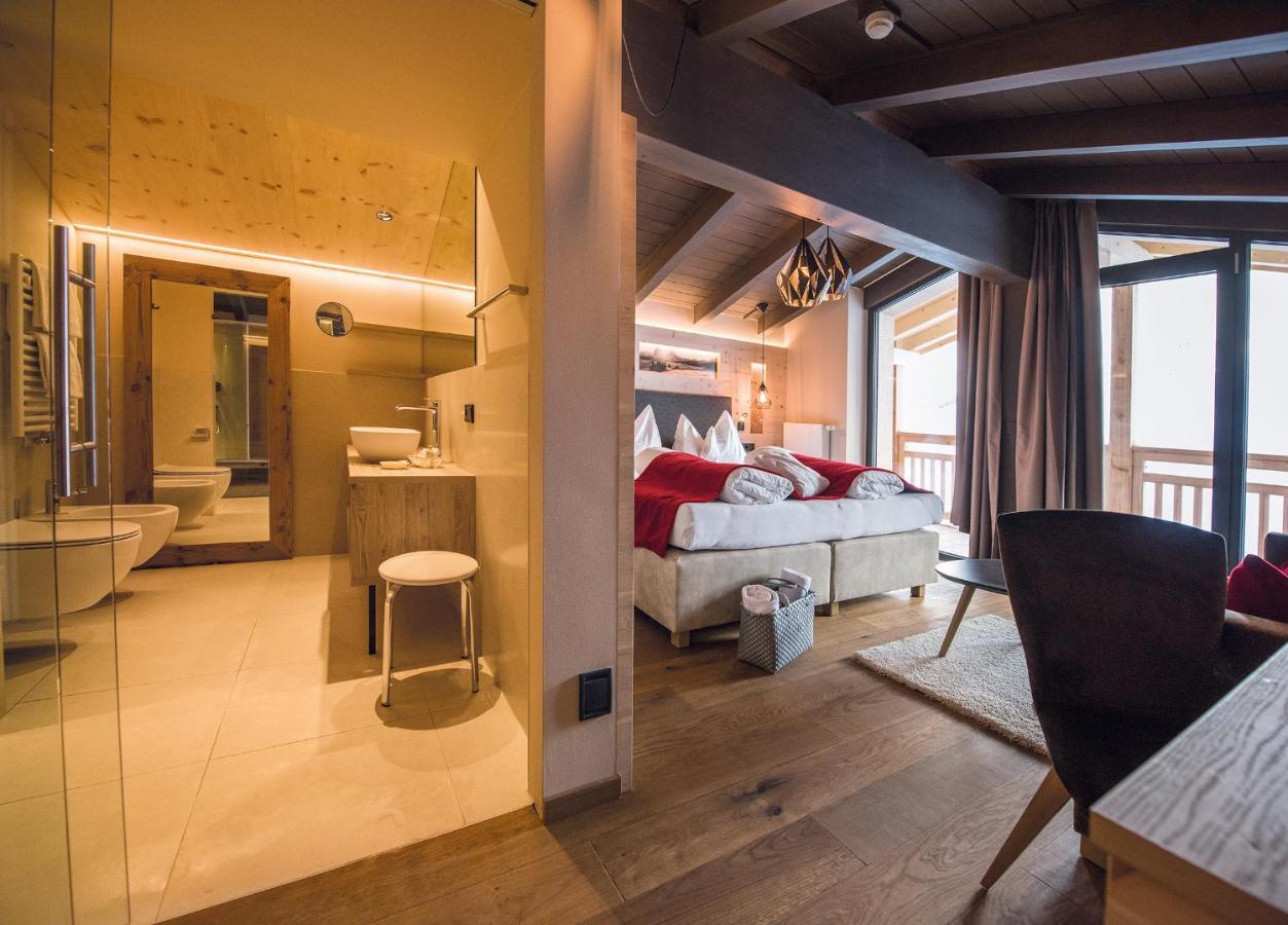 Hotel Goldknopf Alpe Di Siusi Exteriér fotografie