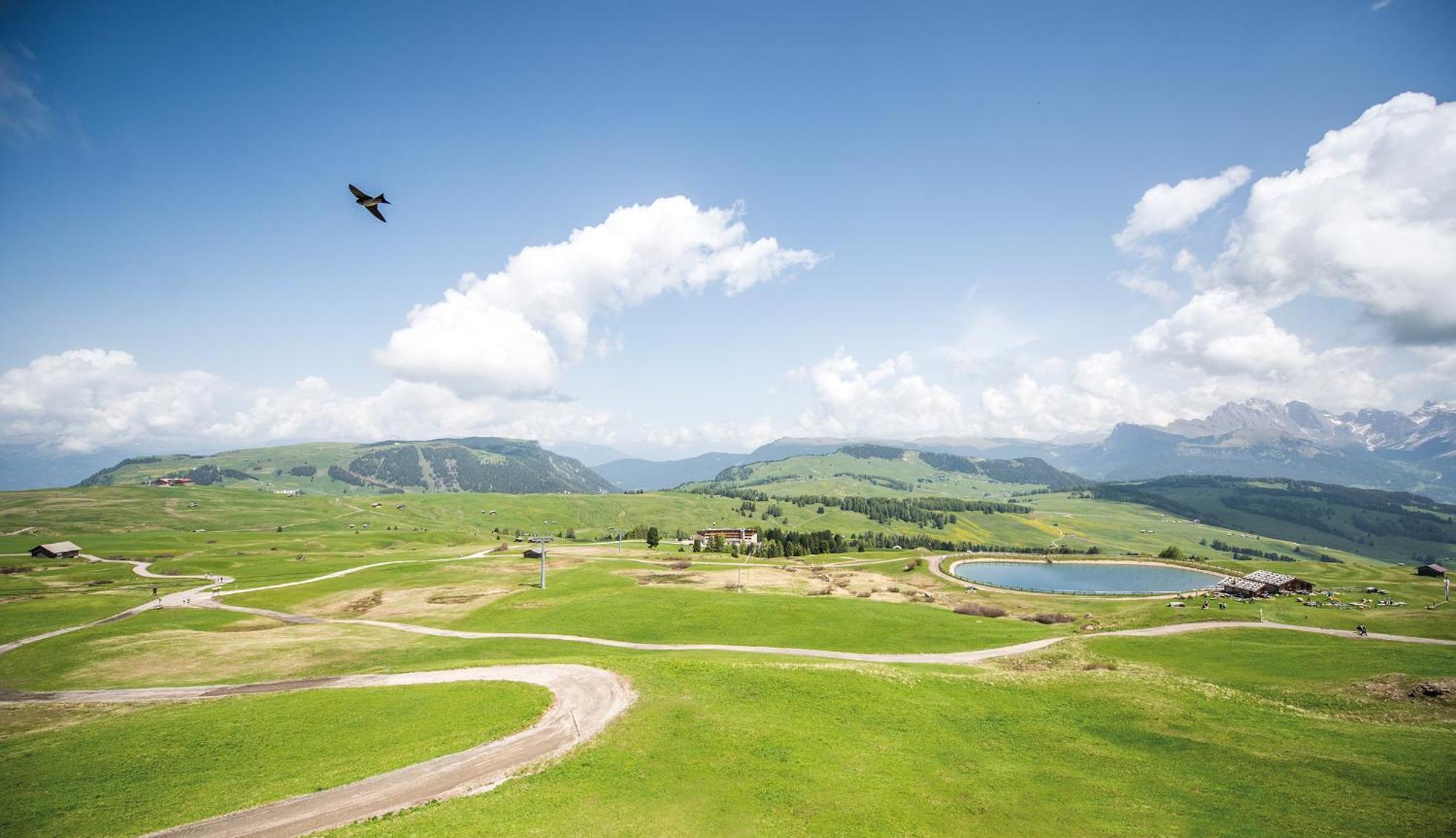 Hotel Goldknopf Alpe Di Siusi Exteriér fotografie