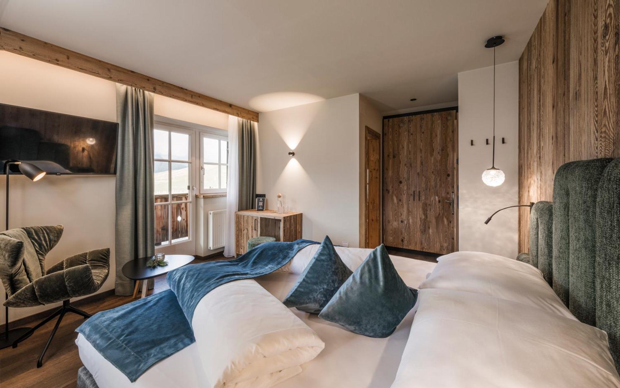 Hotel Goldknopf Alpe Di Siusi Exteriér fotografie