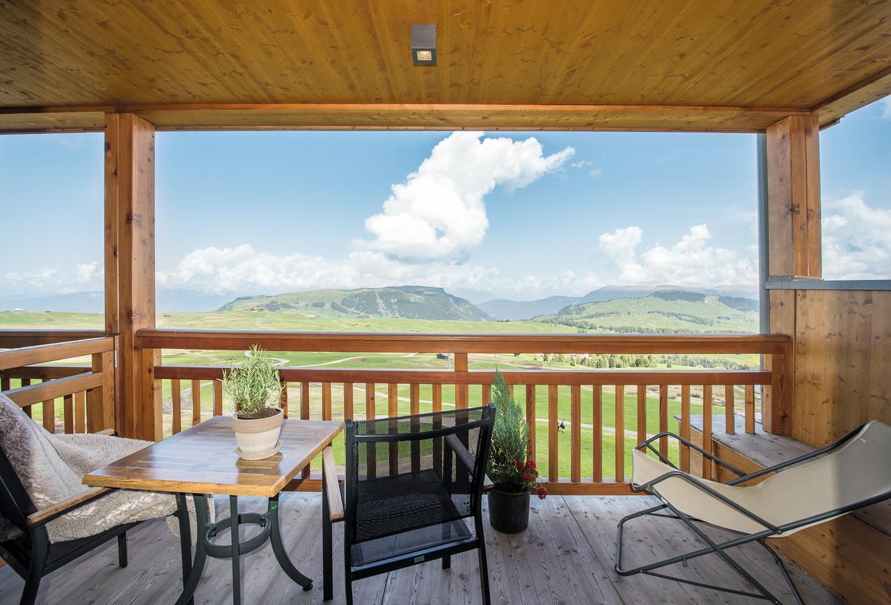 Hotel Goldknopf Alpe Di Siusi Exteriér fotografie