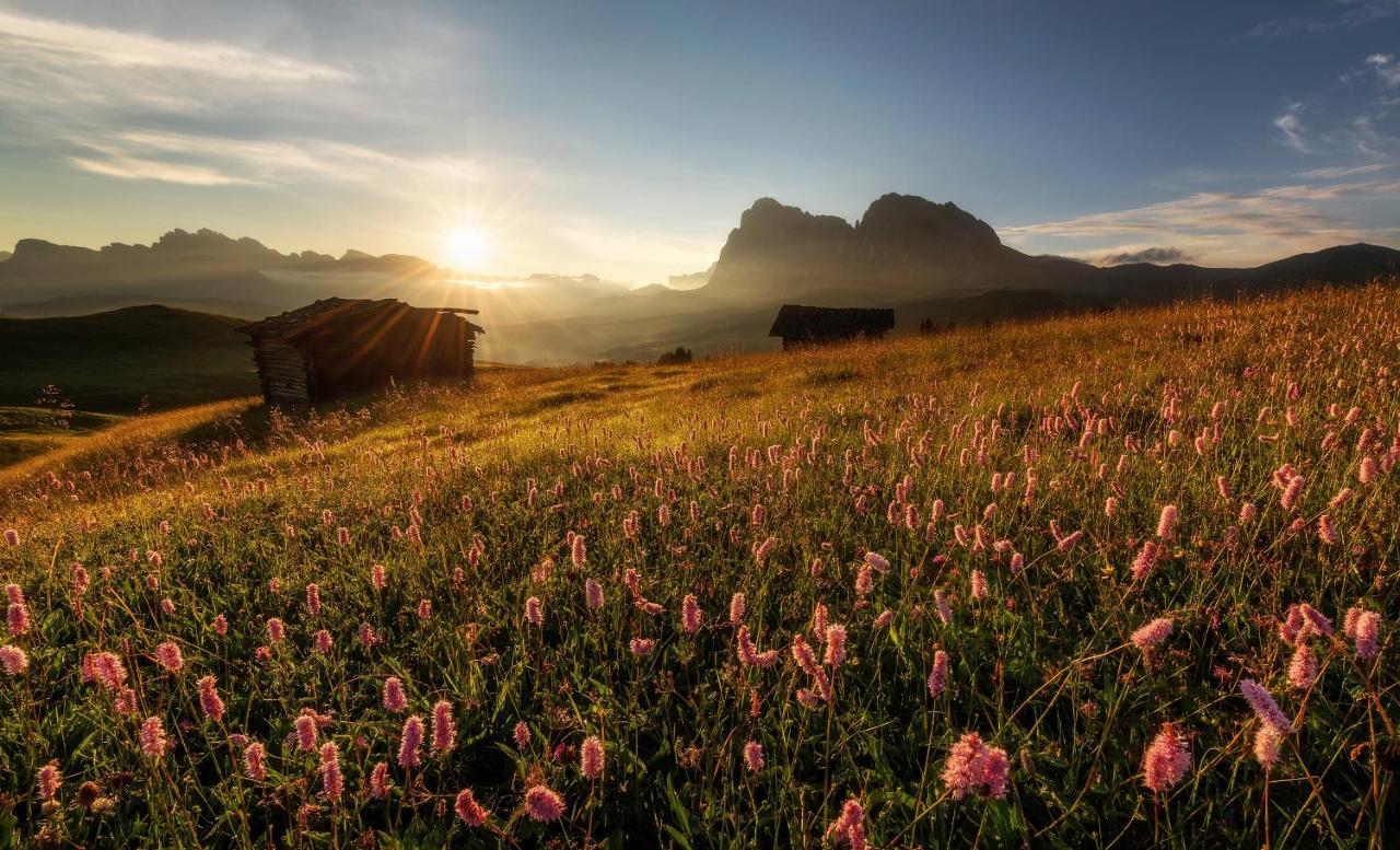 Hotel Goldknopf Alpe Di Siusi Exteriér fotografie