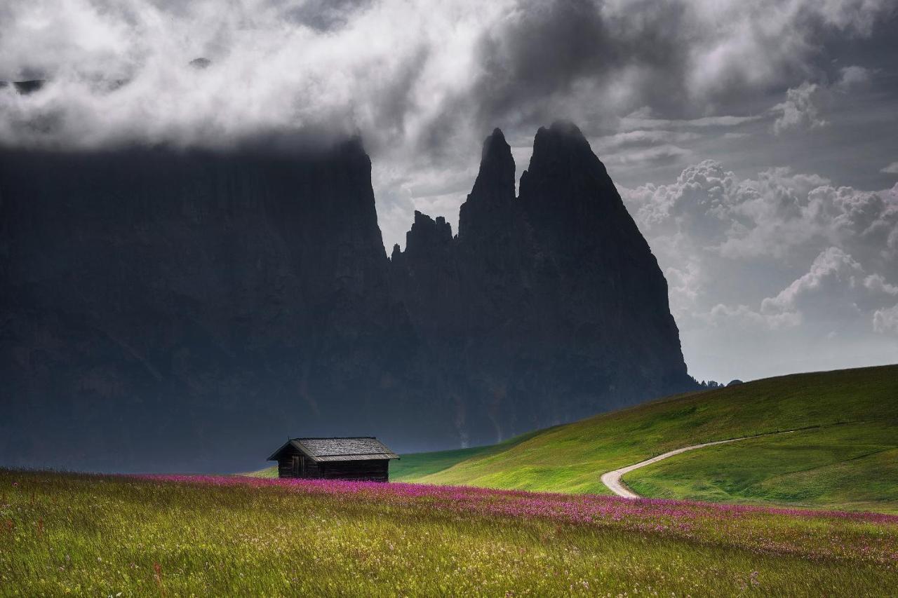 Hotel Goldknopf Alpe Di Siusi Exteriér fotografie