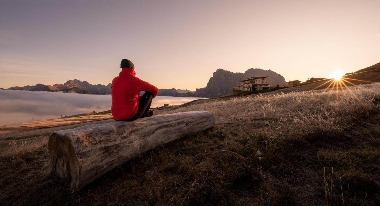 Hotel Goldknopf Alpe Di Siusi Exteriér fotografie