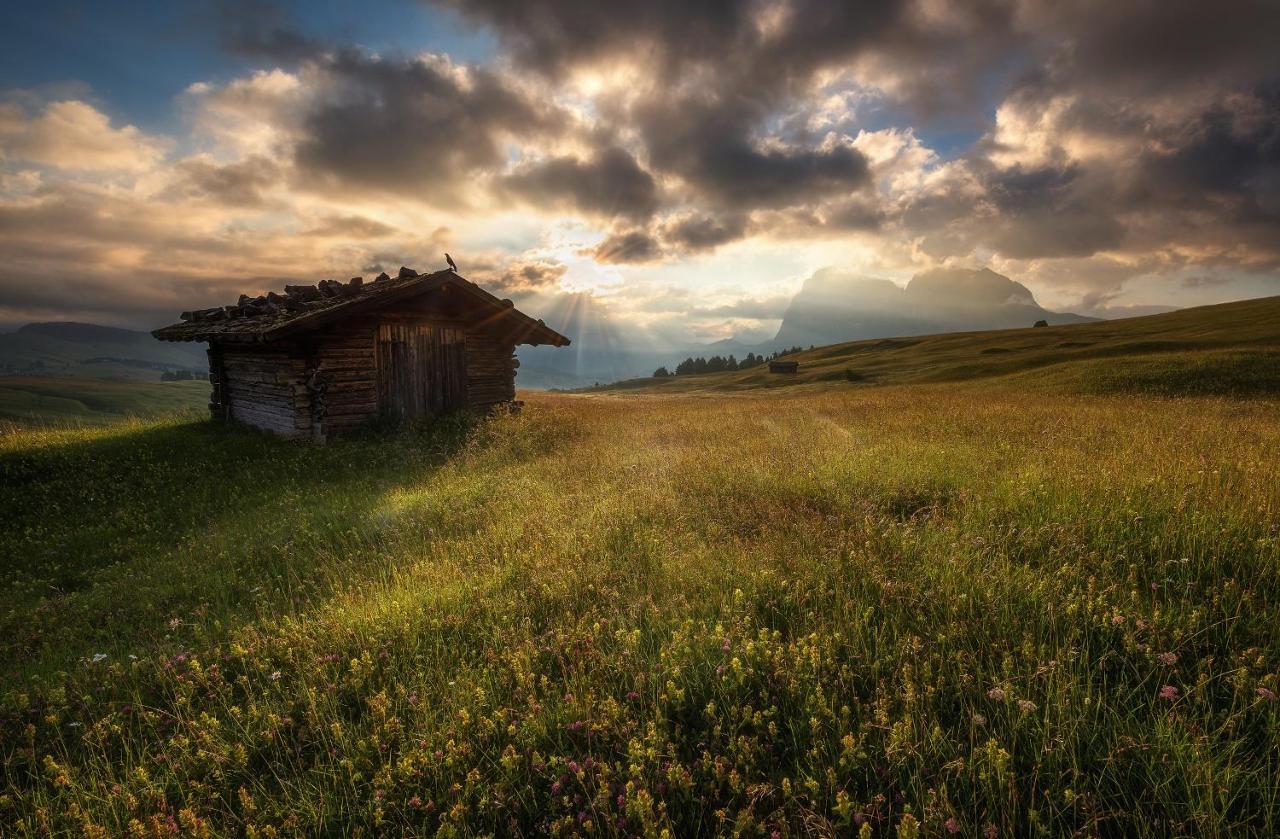 Hotel Goldknopf Alpe Di Siusi Exteriér fotografie